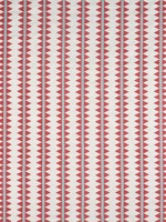 Reno Stripe Embroidery Coral Fabric W713245 by Thibaut Fabrics for sale at Wallpapers To Go