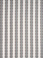 Reno Stripe Embroidery Brown Fabric W713246 by Thibaut Fabrics for sale at Wallpapers To Go