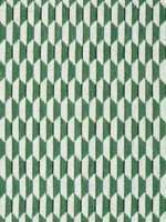 Optica Emerald Green Fabric W73349 by Thibaut Fabrics for sale at Wallpapers To Go