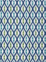 Rajah Marine Blue Fabric W73361 by Thibaut Fabrics for sale at Wallpapers To Go