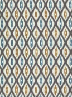 Rajah Charcoal Fabric W73364 by Thibaut Fabrics for sale at Wallpapers To Go