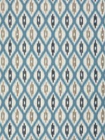 Rajah Aqua Fabric W73365 by Thibaut Fabrics for sale at Wallpapers To Go