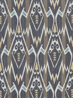 Nomad Charcoal Fabric W73366 by Thibaut Fabrics for sale at Wallpapers To Go