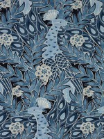Desmond Navy Fabric F92918 by Thibaut Fabrics for sale at Wallpapers To Go