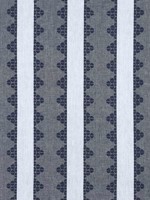 Dhara Stripe Navy Fabric F92938 by Thibaut Fabrics for sale at Wallpapers To Go