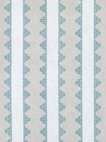 Dhara Stripe Aqua Fabric F92941 by Thibaut Fabrics for sale at Wallpapers To Go