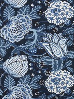 Mitford Navy Fabric F92943 by Thibaut Fabrics for sale at Wallpapers To Go