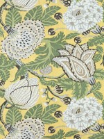 Mitford Yellow Fabric F92947 by Thibaut Fabrics for sale at Wallpapers To Go