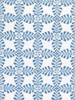 Starleaf Blue Fabric F92974 by Thibaut Fabrics for sale at Wallpapers To Go