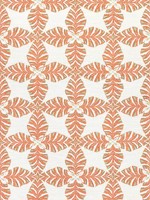 Starleaf Orange Fabric F92975 by Thibaut Fabrics for sale at Wallpapers To Go