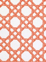 Cyrus Cane Coral Fabric F913142 by Thibaut Fabrics for sale at Wallpapers To Go