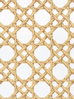 Cyrus Cane Gold Fabric F913144 by Thibaut Fabrics for sale at Wallpapers To Go