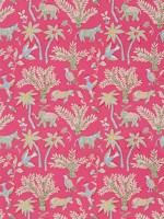 Goa Pink Fabric F988720 by Thibaut Fabrics for sale at Wallpapers To Go