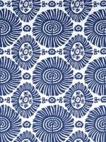 Solis Navy Fabric F910083 by Thibaut Fabrics for sale at Wallpapers To Go