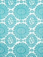 Solis Turquoise Fabric F910085 by Thibaut Fabrics for sale at Wallpapers To Go