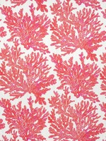 Marine Coral Coral Fabric F910120 by Thibaut Fabrics for sale at Wallpapers To Go