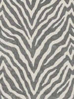 Etosha Velvet Graphite Fabric W80404 by Thibaut Fabrics for sale at Wallpapers To Go