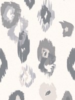 Animal Ikat Light Grey Wallpaper WLD53119W by OhPopsi Wallpaper for sale at Wallpapers To Go
