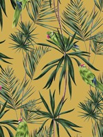 Paradise Mustard Wallpaper WLD53126W by OhPopsi Wallpaper for sale at Wallpapers To Go