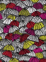 Dara Red Jolly Brollies Wallpaper CEP50116W by OhPopsi Wallpaper for sale at Wallpapers To Go