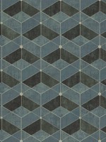 Muir Geo Teal Wallpaper 4082382023 by Advantage Wallpaper for sale at Wallpapers To Go