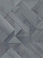 Cassian Denim Wood Geometric Wallpaper 404135301 by Advantage Wallpaper for sale at Wallpapers To Go