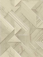 Cassian Taupe Wood Geo Wallpaper 404135307 by Advantage Wallpaper for sale at Wallpapers To Go