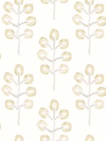 Plum Tree Yellow Botanical Wallpaper 312413877 by Chesapeake Wallpaper for sale at Wallpapers To Go