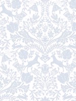 Forest Dance Light Blue Damask Wallpaper 312413882 by Chesapeake Wallpaper for sale at Wallpapers To Go