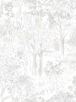 Walden Grey Forest Wallpaper 312413892 by Chesapeake Wallpaper for sale at Wallpapers To Go