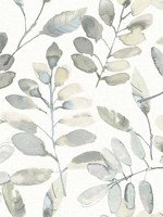 Pinnate Grey Leaves Wallpaper 312413905 by Chesapeake Wallpaper for sale at Wallpapers To Go