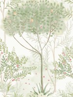 Orchard White Green Wallpaper MN1822 by York Wallpaper for sale at Wallpapers To Go
