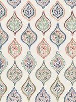 Marketplace Motif Off White Green Pink Wallpaper MN1853 by York Wallpaper for sale at Wallpapers To Go