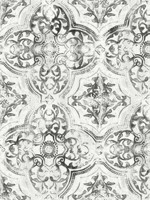 Quartet White Black Wallpaper MN1890 by York Wallpaper for sale at Wallpapers To Go