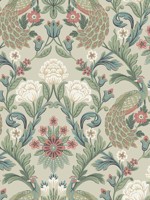 Plume Dynasty Taupe Multi Wallpaper AC9104 by Ronald Redding Wallpaper for sale at Wallpapers To Go