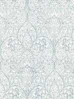 Paradise Bright White Silver Wallpaper DT5011 by Candice Olson Wallpaper for sale at Wallpapers To Go