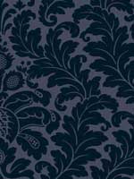 Modern Romance Navy Wallpaper DT5042 by Candice Olson Wallpaper for sale at Wallpapers To Go