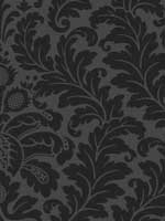 Modern Romance Black Wallpaper DT5044 by Candice Olson Wallpaper for sale at Wallpapers To Go