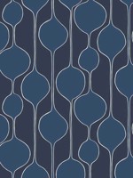 Minimalist Geometric Celtic Blue Wallpaper SL80112 by Seabrook Wallpaper for sale at Wallpapers To Go