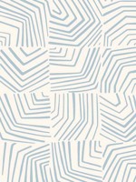 Linework Maze Sky Blue Wallpaper SL80202 by Seabrook Wallpaper for sale at Wallpapers To Go