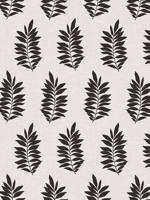 Pinnate Silhouette Onyx Wallpaper SL80300 by Seabrook Wallpaper for sale at Wallpapers To Go