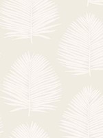Island Palm Alabaster Wallpaper SL80700 by Seabrook Wallpaper for sale at Wallpapers To Go