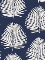 Island Palm Midnight Sky Wallpaper SL80712 by Seabrook Wallpaper for sale at Wallpapers To Go