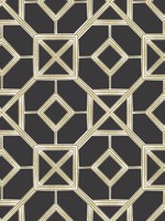 Livia Black Trellis Wallpaper 401426409 by A Street Prints Wallpaper for sale at Wallpapers To Go