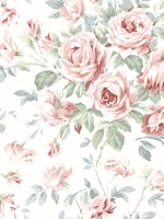 Manon Rasberry Rose Stitch Wallpaper 407270023 by Chesapeake Wallpaper for sale at Wallpapers To Go