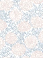 Faustin Blush Floral Wallpaper 407270046 by Chesapeake Wallpaper for sale at Wallpapers To Go