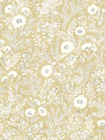 Agathon Wheat Floral Wallpaper 407270052 by Chesapeake Wallpaper for sale at Wallpapers To Go