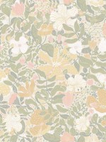 Midsommar Pastel Floral Medley Wallpaper 411163019 by A Street Prints Wallpaper for sale at Wallpapers To Go