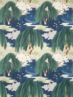 Willow Tree Navy Wallpaper AT23110 by Anna French Wallpaper for sale at Wallpapers To Go