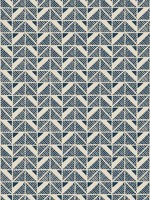 Bloomsburry Square Navy Wallpaper AT23119 by Anna French Wallpaper for sale at Wallpapers To Go